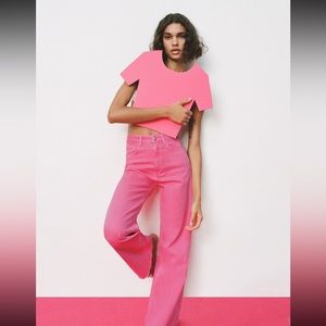 Zara pink jeans